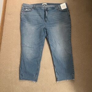 Abercrombie & Fitch Light Blue Ankle Jeans